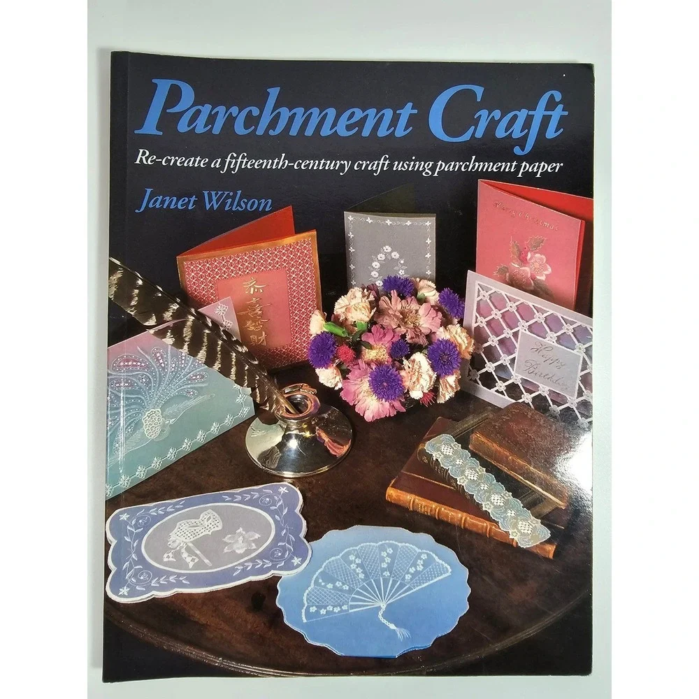 Parchment Craft Janet Wilson Book 15th Century Art Paper Embossing Search Press